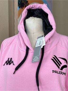 Kappa Awetys Palermo Pink/Black Hoodie NWT